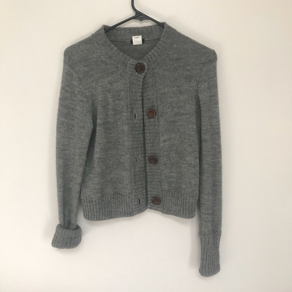 J. Crew Gray Wool Sweater